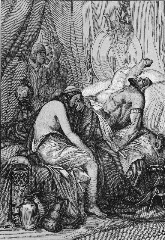 Attila halálos ágyán feleségével, Ildikóval (Getty Images)