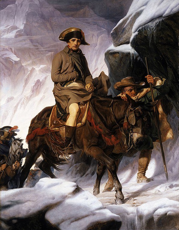 Napóleon átkel az Alpokon (Paul Delaroche festménye)