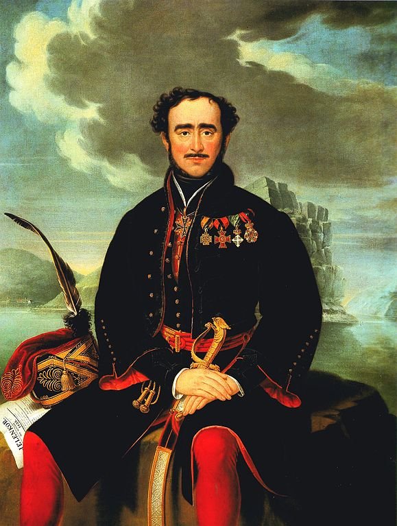 Schöfft József portréja Széchenyi Istvánról