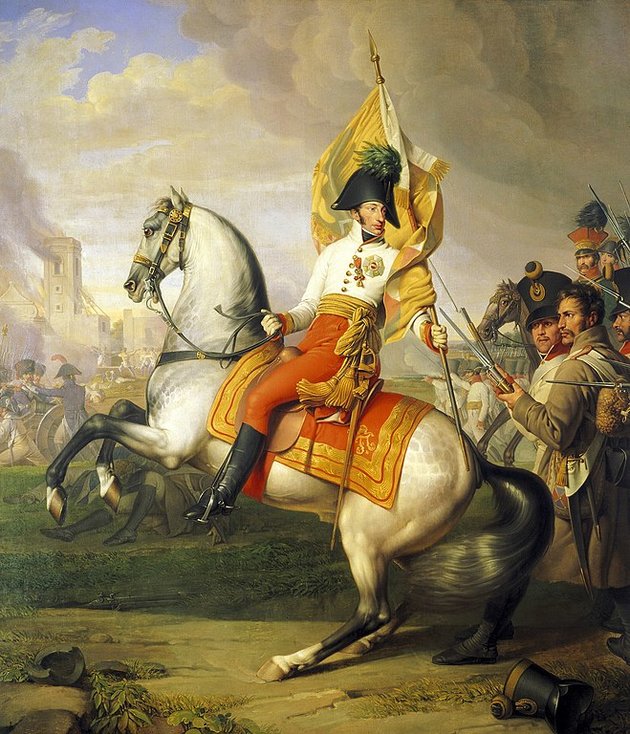 Károly főherceg igyekezett menteni, ami az osztrák seregből menthető volt