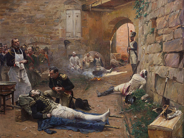 Lannes marsall, Napóleon személyes jó barátja súlyosan megsérült az aspern–esslingi csatában, és kilenc nappal később meghalt