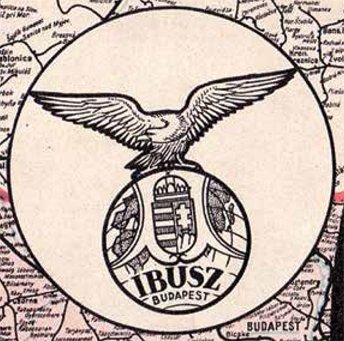IBUSZ-logó az 1936-os kiadású Utitervekben