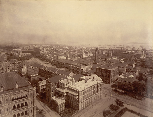 Bombay látképe az 1880-as években