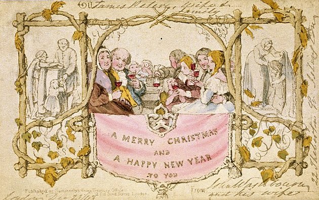 Sir Henry Cole első karácsonyi képeslapja, 1843