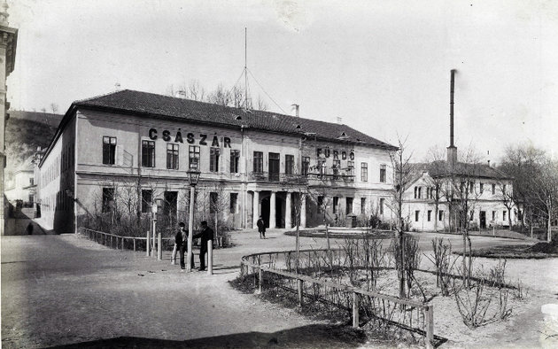 A Császár fürdő 1890 után (Fortepan / Budapest Főváros Levéltára / Klösz György fényképei)