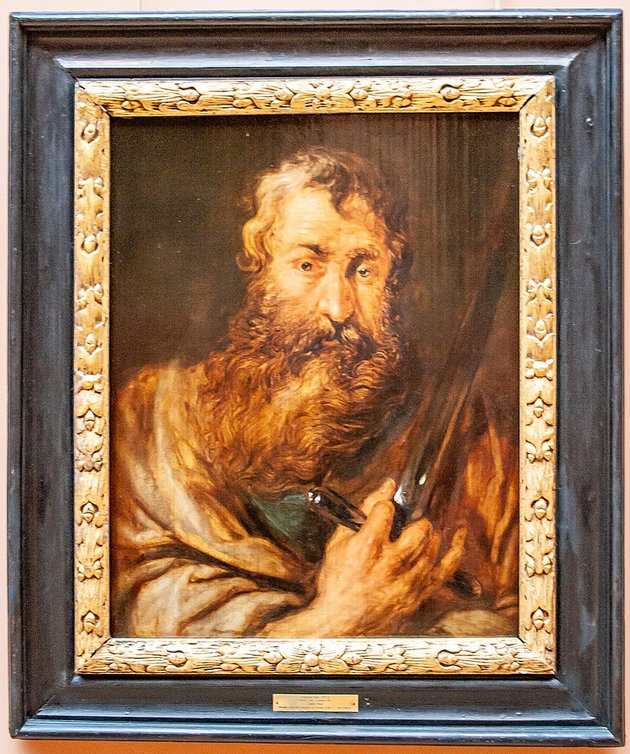 Anthony van Dyck festménye Szent Pálról