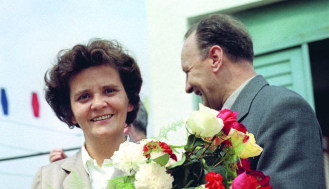 Kádárné Tamáska Mária, az „öreg” felesége