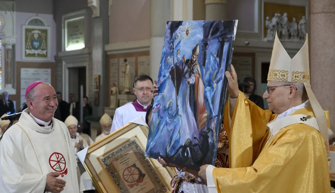 Szent Ágoston városába látogatott XIV. Leó pápa