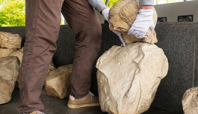 Perszeuszt és Andromédát ábrázoló római szobrot rekonstruáltak Deultumban