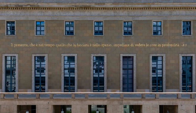 Savinio-idézet került egy milánói múzeum falára 