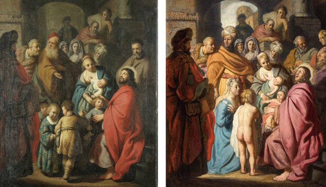 Eredeti állapotába állítottak vissza egy átfestett Rembrandt festményt
