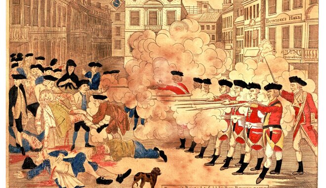 Véres metszet fordította a britek ellen az amerikai gyarmatokat