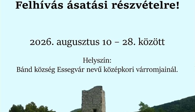 Önkéntesek jelentkezését várják az idei essegvári ásatáshoz
