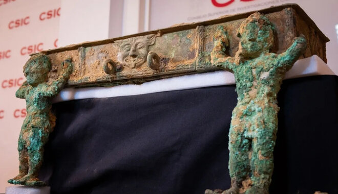 Rituális etruszk bronzszekeret ástak ki Spanyolországban