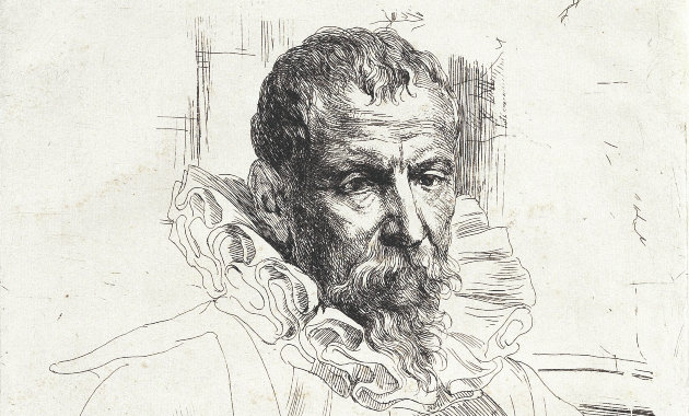 Antony van Dyck portréja Pieter Bruegelről (Forrás: Hulton Archive / Getty Images) 